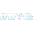 Vitre de porte pour machine agricole FIAT 71959309 adaptable