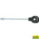 Lot de 10 isolateurs avec filetage M6 pour cordes et rubans 20 mm - PATURA