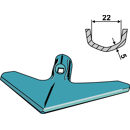 Gänsefußschar 250 mm 3374356M Lemken/Pöttinger by Muzzi