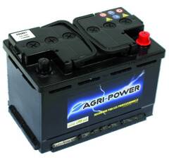 Batterie AGRI-POWER 12 V - 75 Ah - P+ à droite