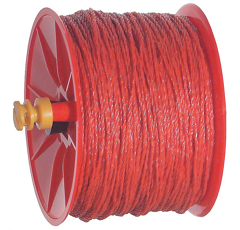 Mini-Haspel bespult mit 250m Litze orange