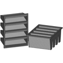 Filtre à air adaptable HIFI FILTER NM535263DPF7