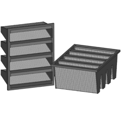 Filtre à air adaptable HIFI FILTER NM535263DPF7