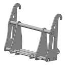 Interface pour télescopique JCB Q FIT/JCB ETROIT adaptable