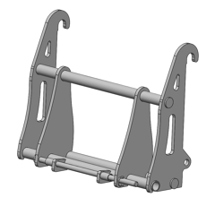 Interface pour télescopique JCB Q FIT/JCB ETROIT adaptable