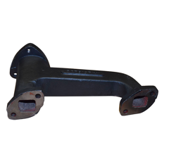 Colector de escape 90° para tractor MASSEY FERGUSON 37781571|740221M1 adaptable