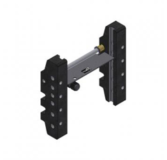 Lagerbock, 389 S32, kurze Ausführung, Schwarz  