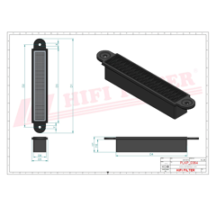 Filtre habitacle adaptable HIFI FILTER SC80075CAG