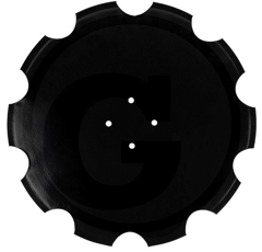 Disque crénelé ∅580x5 pour déchaumeur PÖTTINGER 9771.03.025.1 origine