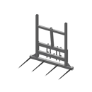 Pic bottes frontal Ø 45 mm pour type d'attelage SCHÄFFER 2026 adaptable