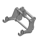 Interface pour télescopique MANITOU/3PTS CAT3 adaptable