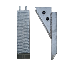 Sabot de décompacteur avec plaquettes carbure et rechargement RAZOL AVS004530 adaptable