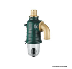 Siphonabscheider für 80 mm Schlauch,Typ MZ mit Kugel
