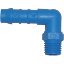 Embout cannelé fileté mâle coudé à 90°