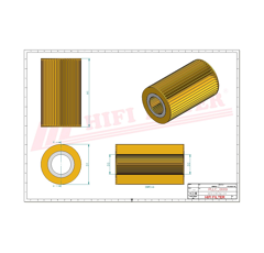 Filtre à huile adaptable HIFI FILTER SO11103
