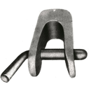 Étrier avec piton 115 x 80 mm adaptable