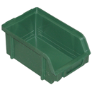 Caisse en plastique  -  rangement  -  boite à bec verte 146X237X124mm