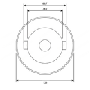 Bouchon de réservoir 5154284 | 5157533 pour FIAT