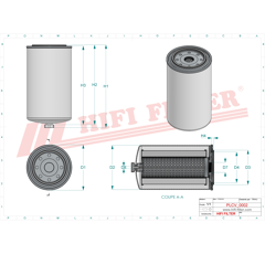 Filtre à gasoil adaptable HIFI FILTER SN40569