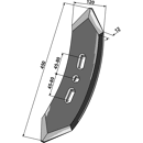 Vorschar 900835N Köckerling Quadro-Triomix Nachbau