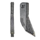 Soc de cultivateur avec plaquettes carbure et rechargement BONNEL 156P15957 adaptable