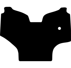 Passform Gummimatte passend für Deutz Fahr Serie 5DF TTV, Kabine Typ C70  - ab Bj 2021->