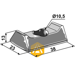 Pièce pour maillon KEMPER 7417 adaptable