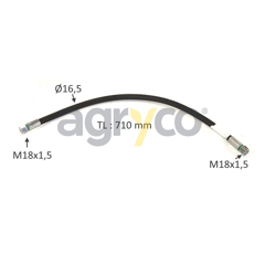 Flexible pour téléscopique MERLO 35068 adaptable