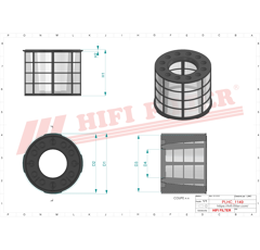 Filtre hydraulique de transmission adaptable HIFI FILTER SH70366