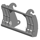 Interface d'accroche pour chargeur frontaux FAUCHEUX G/EURO adaptable