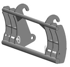 Interface d'accroche pour chargeur frontaux FAUCHEUX G/EURO adaptable
