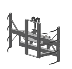 Griffe balles hydraulique 8 dents  JCB COMPACT