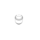 Bol pour filtre 8082 avec vanne rouge - TF