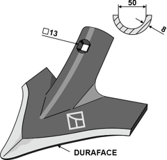 Gänsefußschar 240mm - DURAFACE - 165038 | Väderstad - Nachbau