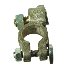 Cosse batterie Ø 10 mm + VL double serrage FOCA (negatif)