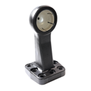 Kugelzugöse Kugel 80,durch Verschleißeinsatz    110x100 mm, Schwarz    