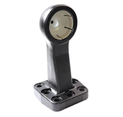 Kugelzugöse Kugel 80,durch Verschleißeinsatz    110x100 mm, Schwarz    