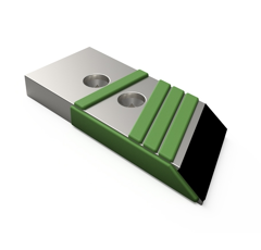 Pointe biais Gauche avec plaquettes carbure et rechargement BONNEL 13200079 adaptable