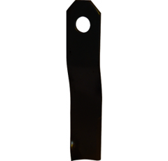 Klinge links gegen abgewinkelte gedrehte ventiliert für DESVOYS Zerkleinerer L.450mm G 426 Ad