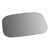 Miroir de rechange bombé pour tracteur CASE IH 82015243 adaptable