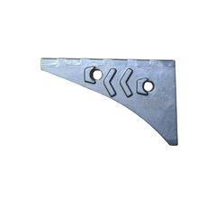 Nez de contre-sep Gauche avec plaquettes carbure équerre et renfort acier PÖTTINGER 929101050 adaptable