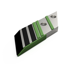 Pointe Droite avec plaquettes carbure, rechargement et plaquettes arrière LEMKEN 3364054 adaptable