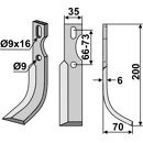 Fräsmesser Rechts 200 x 35 Diesse Nachbau