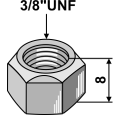 Mutter 3/8''UNF Europäische EA-Qualität