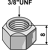 Mutter 3/8''UNF Europäische EA-Qualität