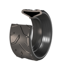 Pneu 370 x 165 mm pour semoir MASCHIO F06120155 origine