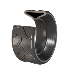 Pneu 370 x 165 mm pour semoir MASCHIO F06120155 origine