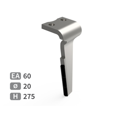 Dent de herse rotative Droite plaquettes carbure HOWARD 185599V adaptable