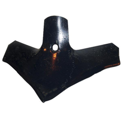 Soc triangulaire de bineuse agricole 300 x 4 mm adaptable