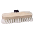 Brosse lave-pont en bois 215 x 70 mm nylon blanc
